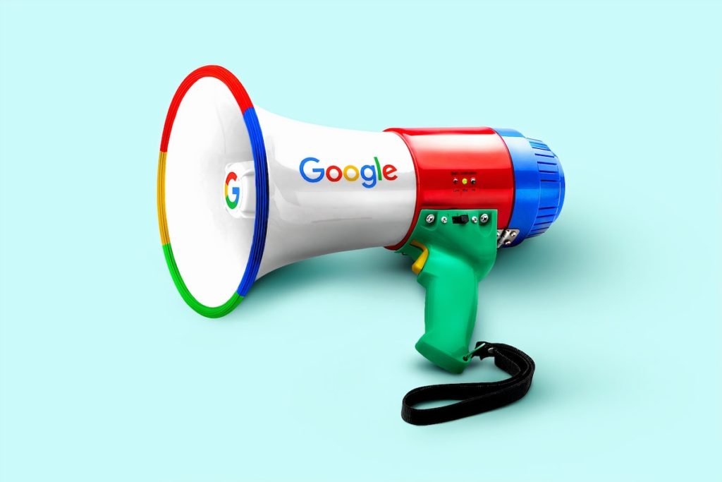 Porte-voix google