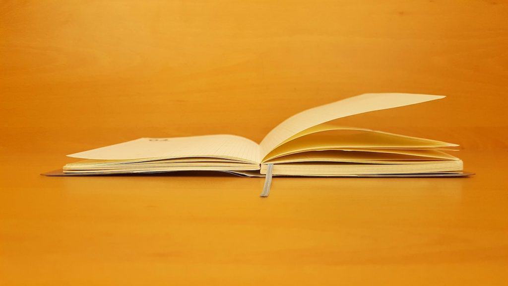 Livre avec table des matières