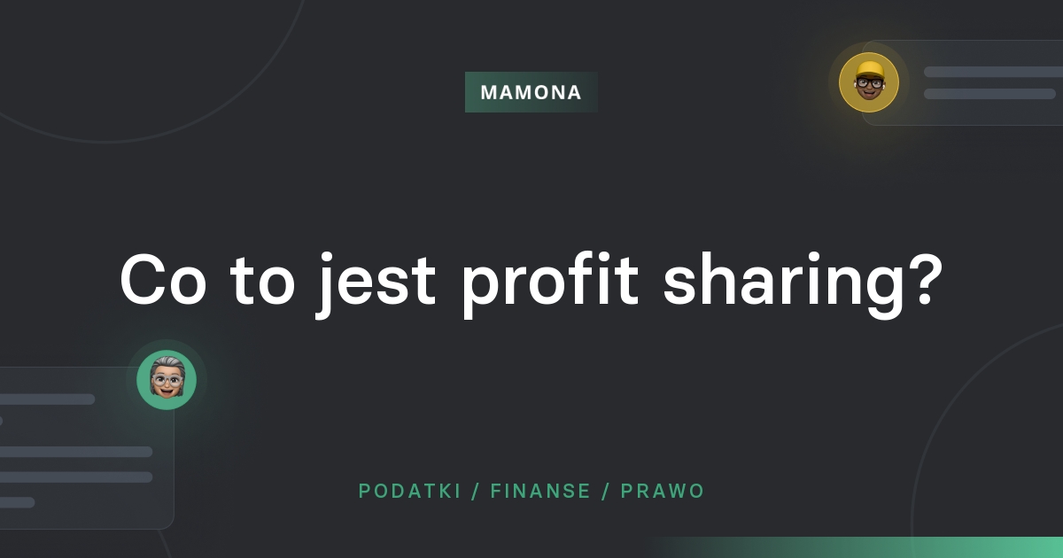 Profit sharing agreements, czyli udział w zyskach - umowa w UK