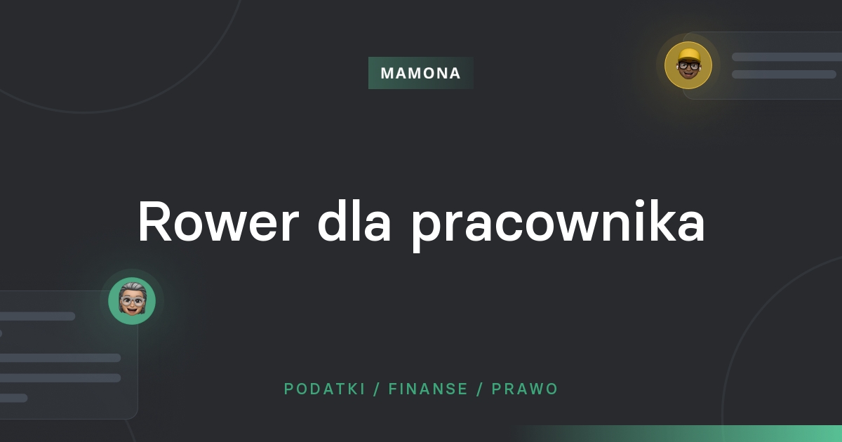 Ulgi podatkowe na zakup rowerów dla pracowników