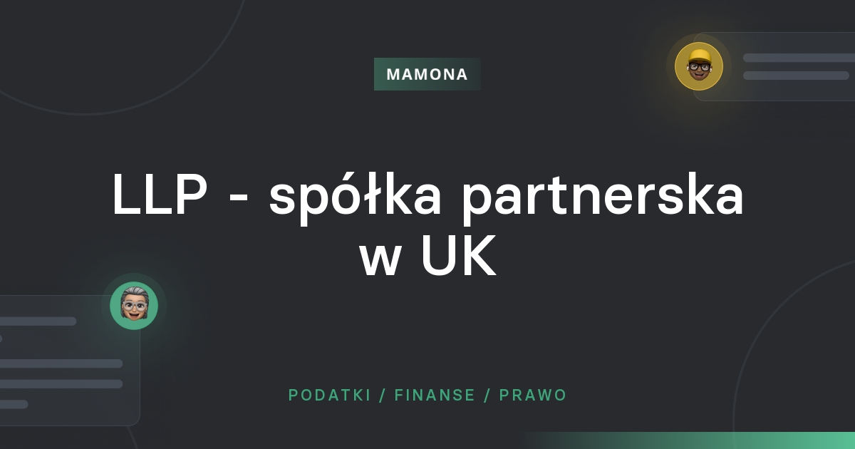 LLP - spółka partnerska w Wielkiej Brytanii