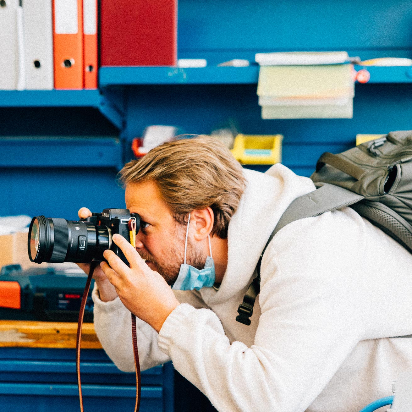 Dennis Ritter mit Leica und Sigma Objektiv
