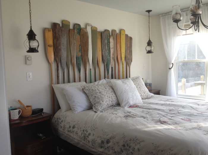Paddles headboard alternative