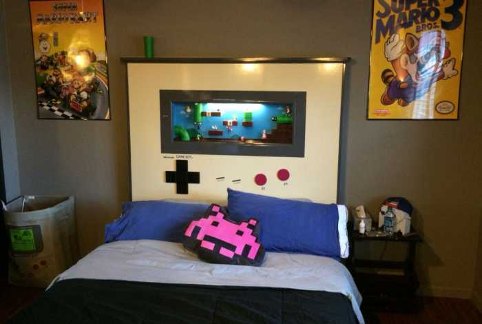 Shadow Box headboard alternative