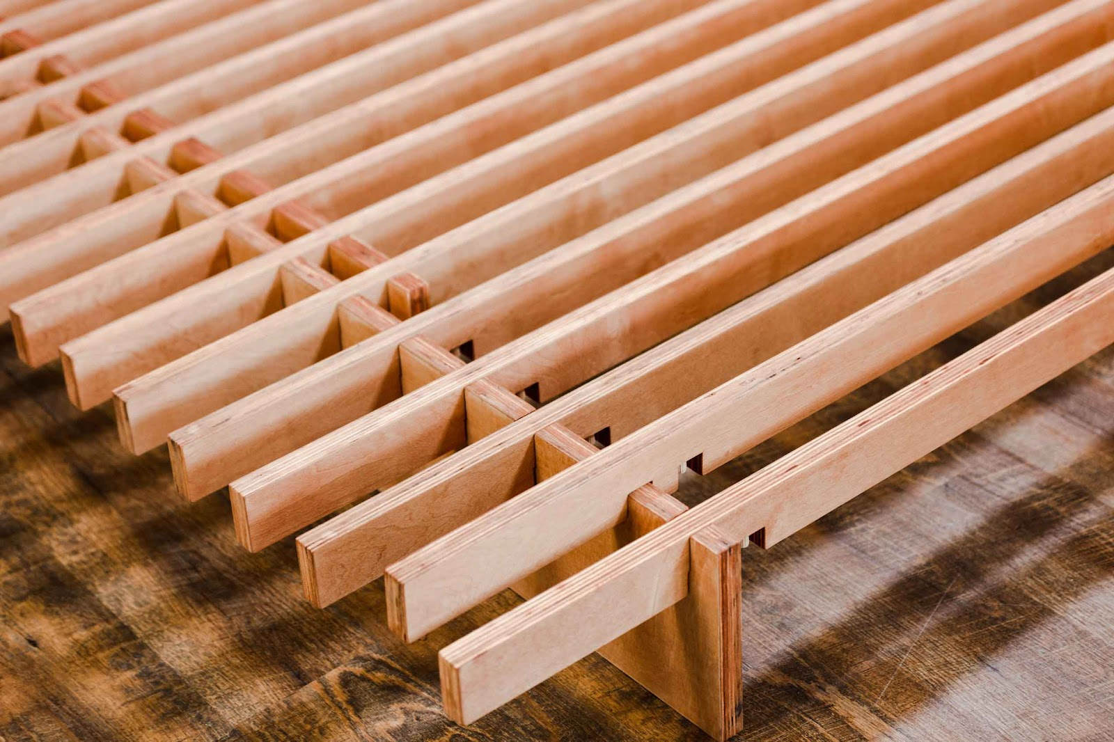 The No Fuss Plus Bed Frame from Quagga Designs