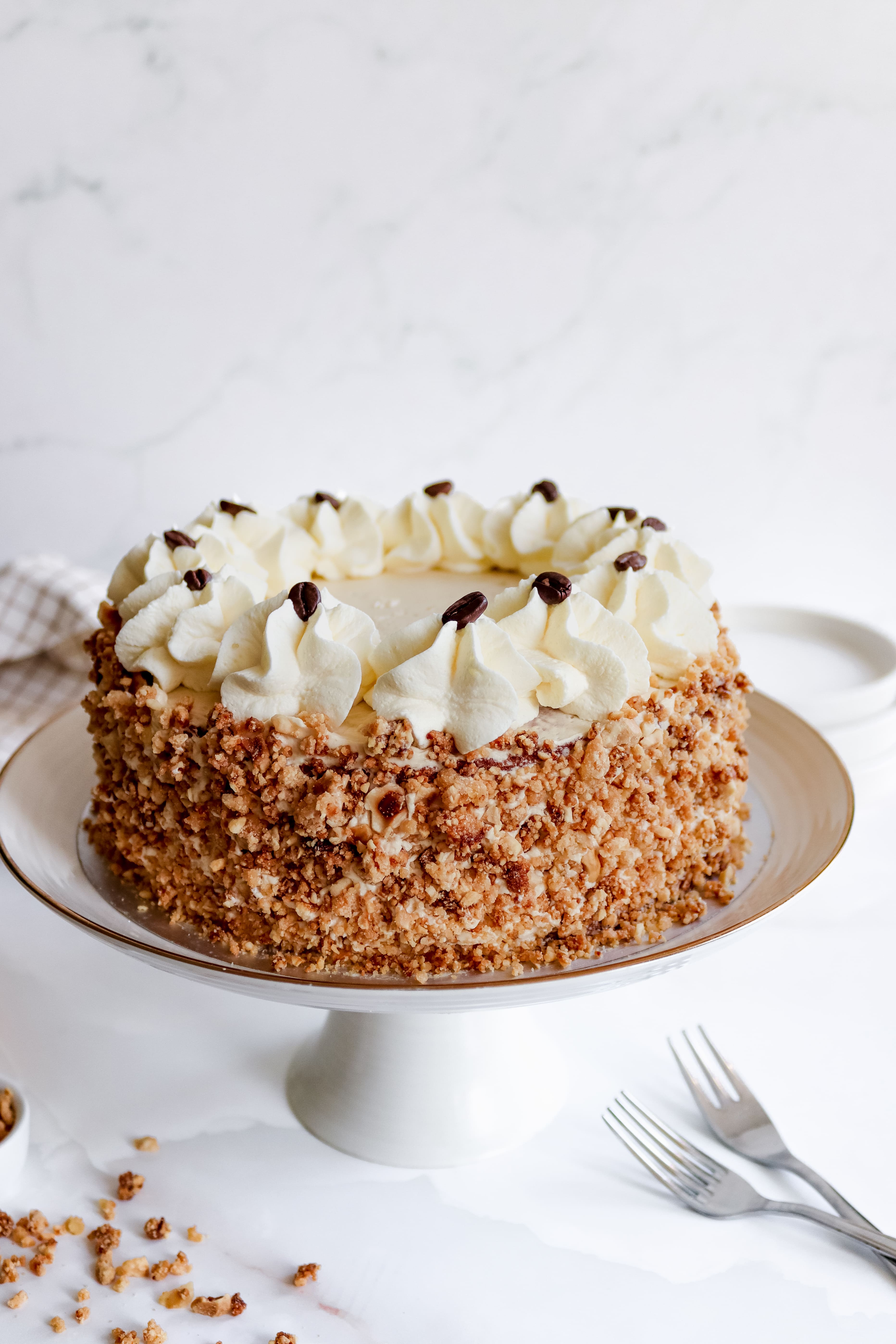 Chocolate Hazelnut Mocha Cake