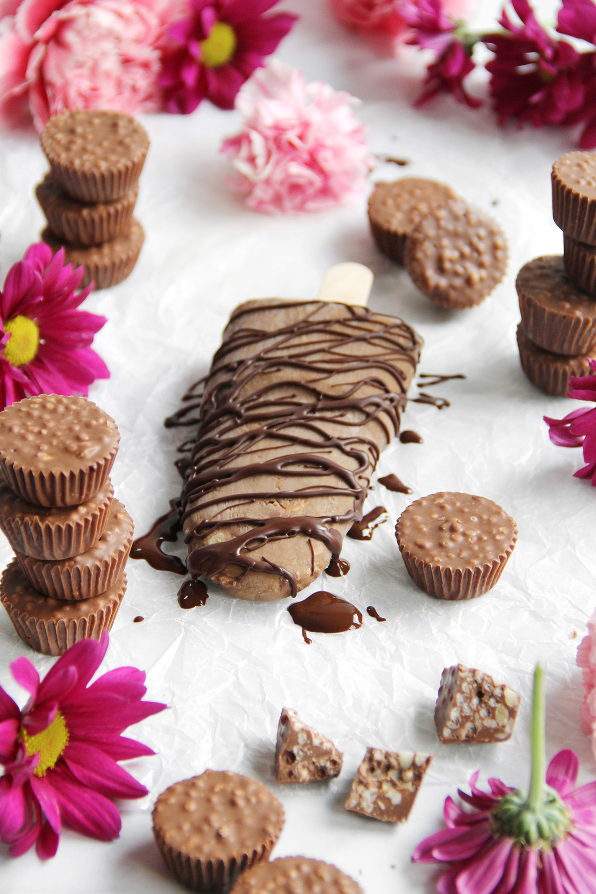 Healthier Fudge Pops