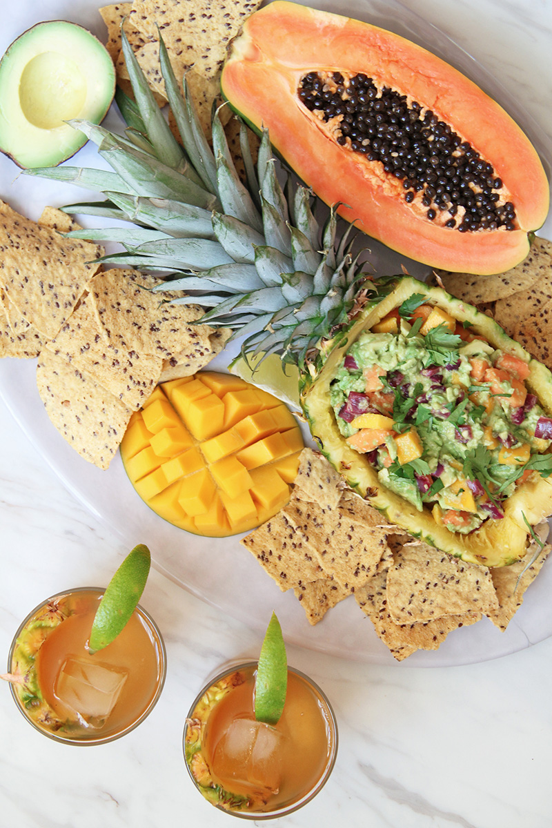 Hawaiian Tropical Fruit Guacamole