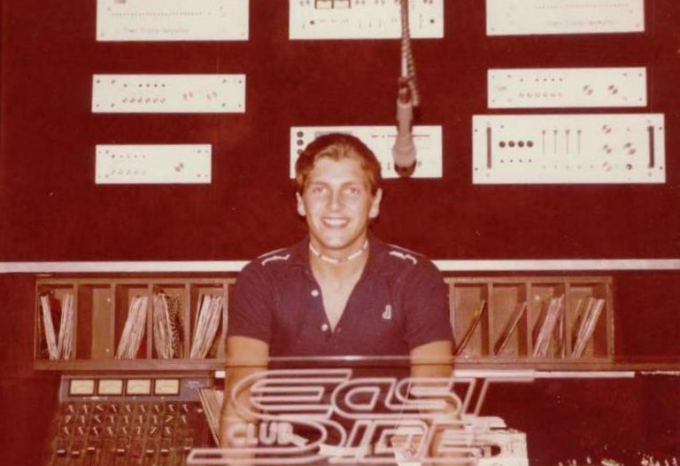 Greg Wilson DJing at Club Eastside in Germany, 1980