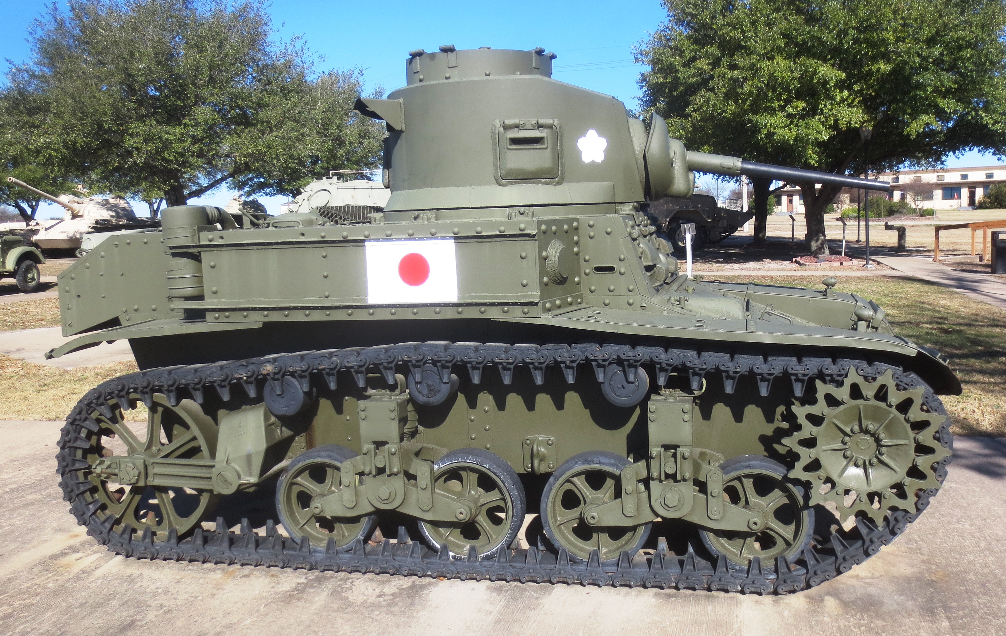 Artillery, Tanks and AFVs in the USA: Texas (4) Fort Hood, 1st Cavalry  Museum