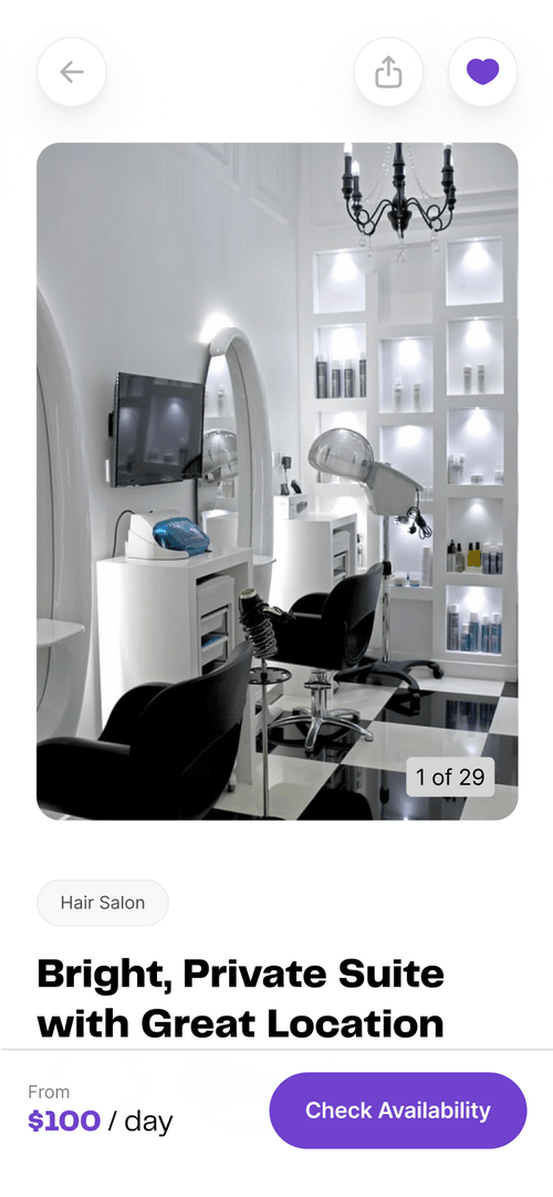 Salon Chair Spa Suite Booth Rental Near Me Future of Work