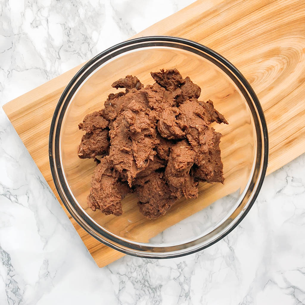 brownie batter in bowl