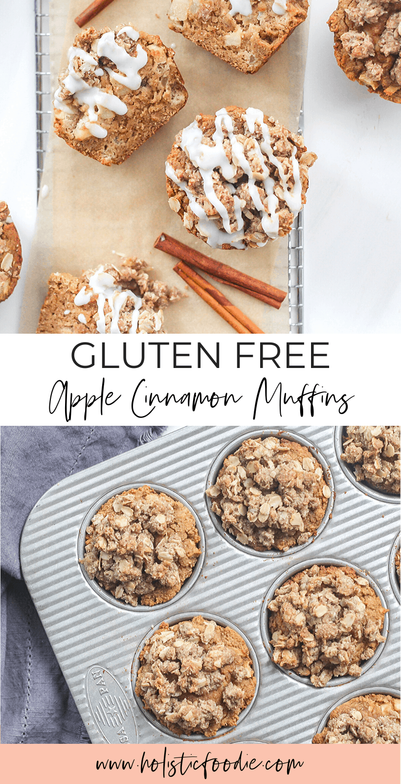 gluten free apple cinnamon muffins