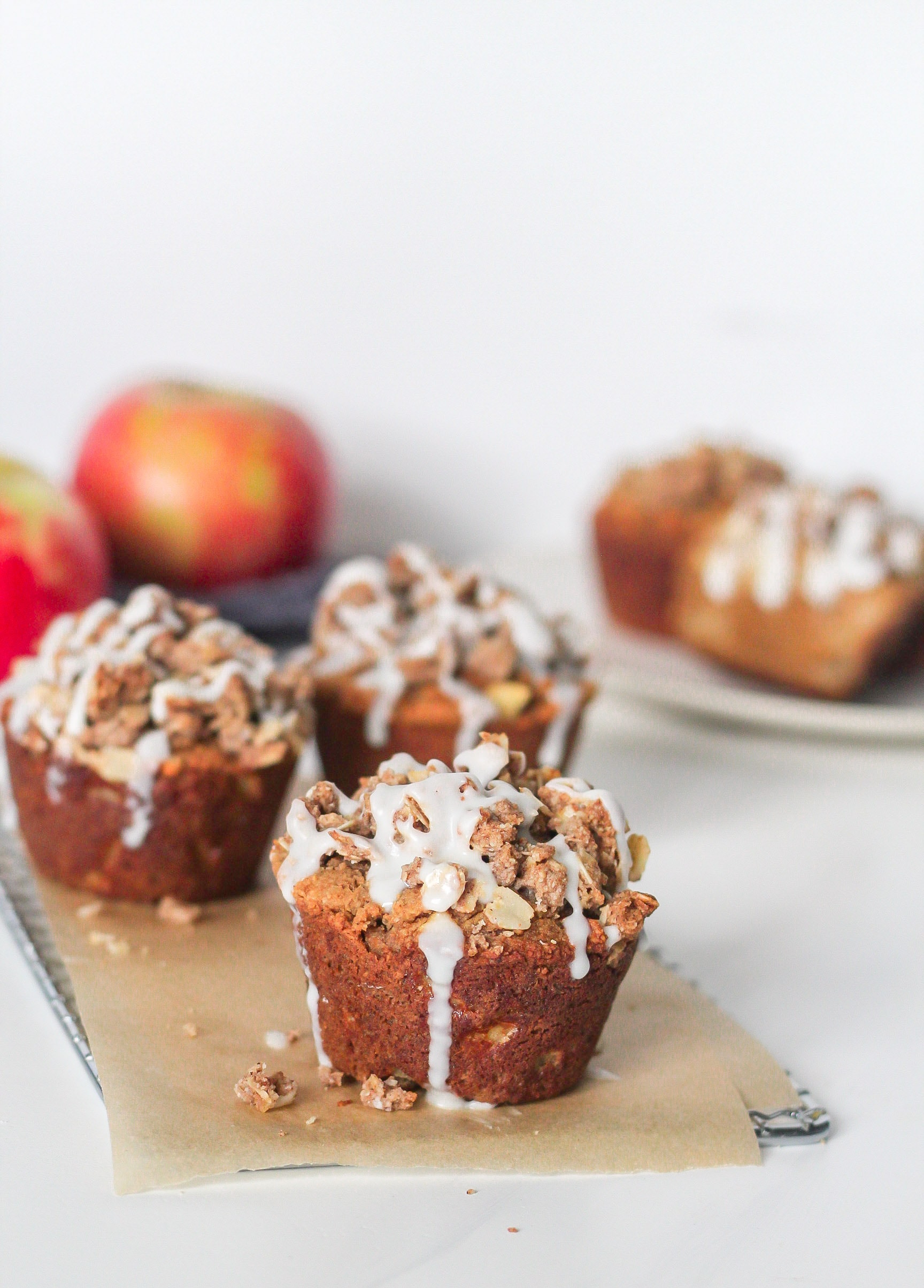 gluten free apple cinnamon muffins