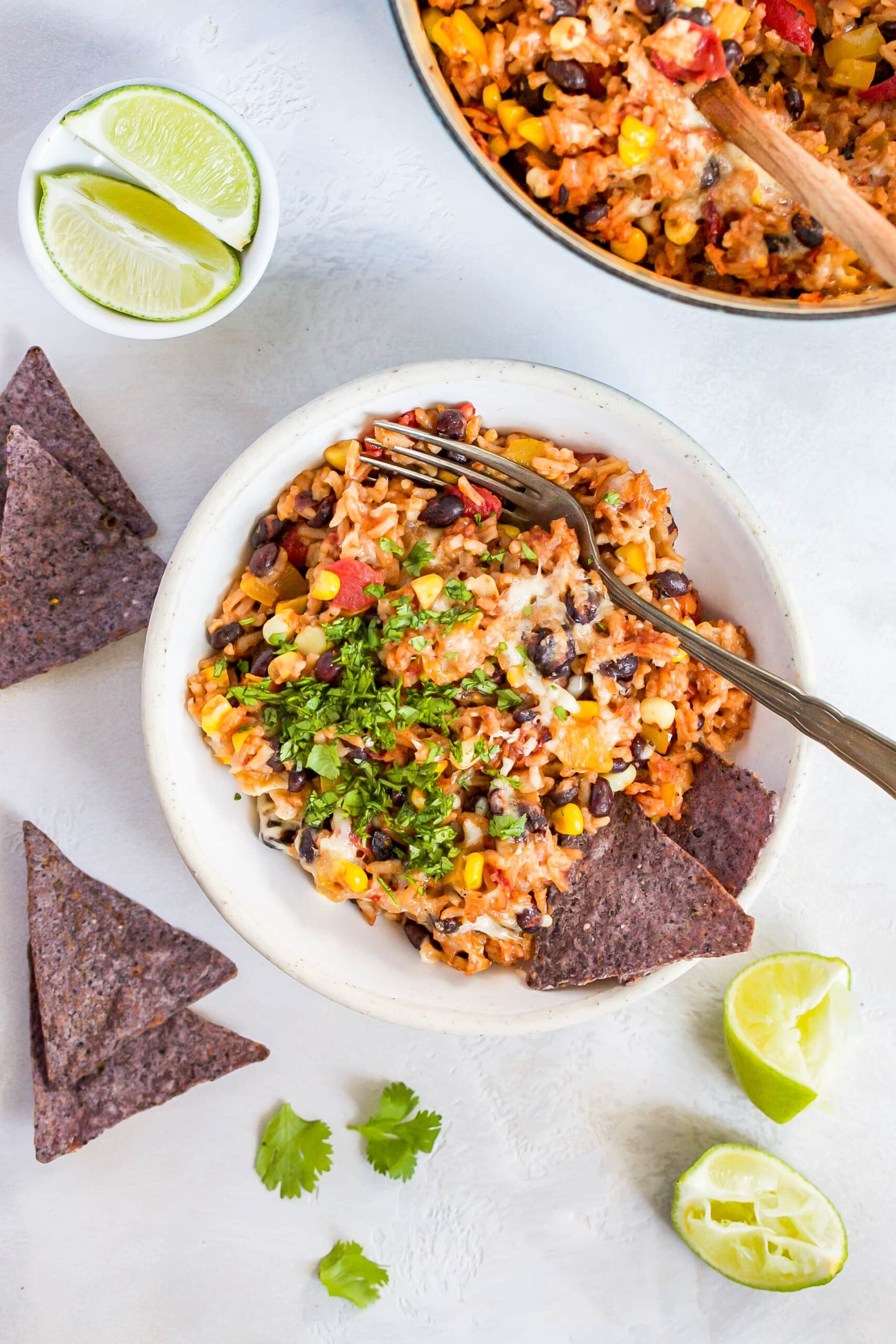 healthy rice and beans