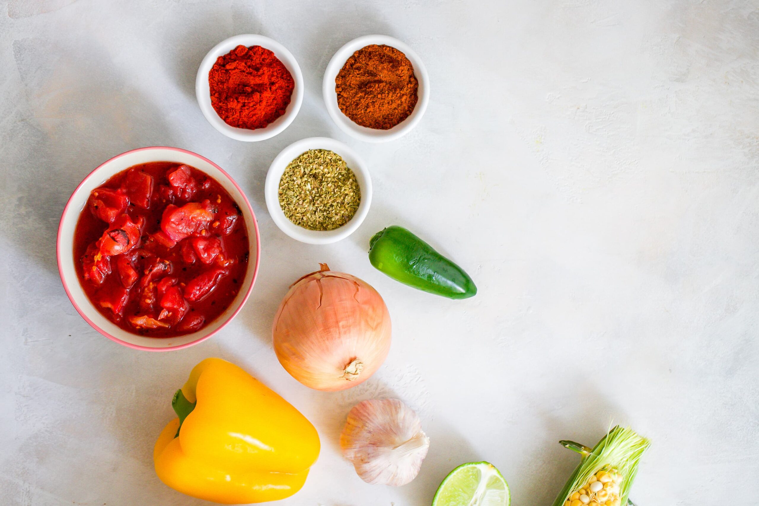 spices and fire roasted tomato