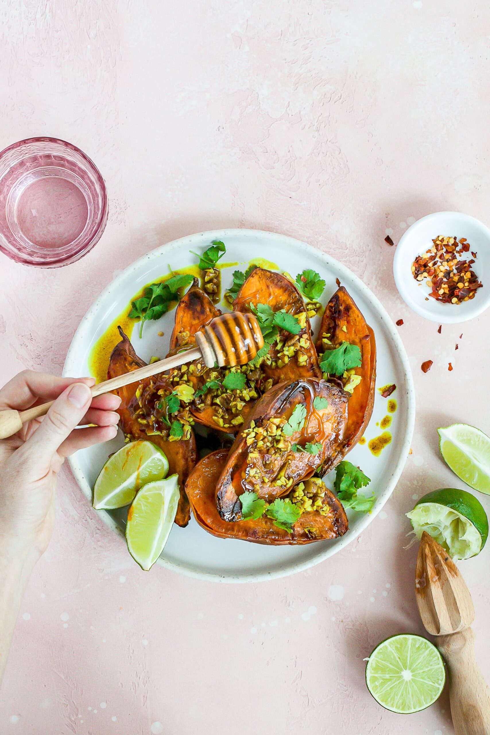sweet potato with honey