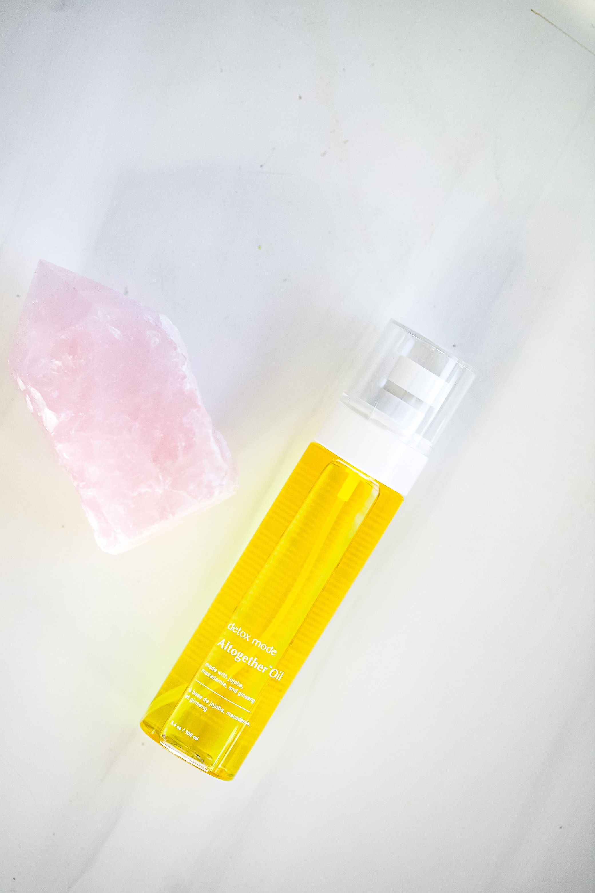 detox mode oil bottle 