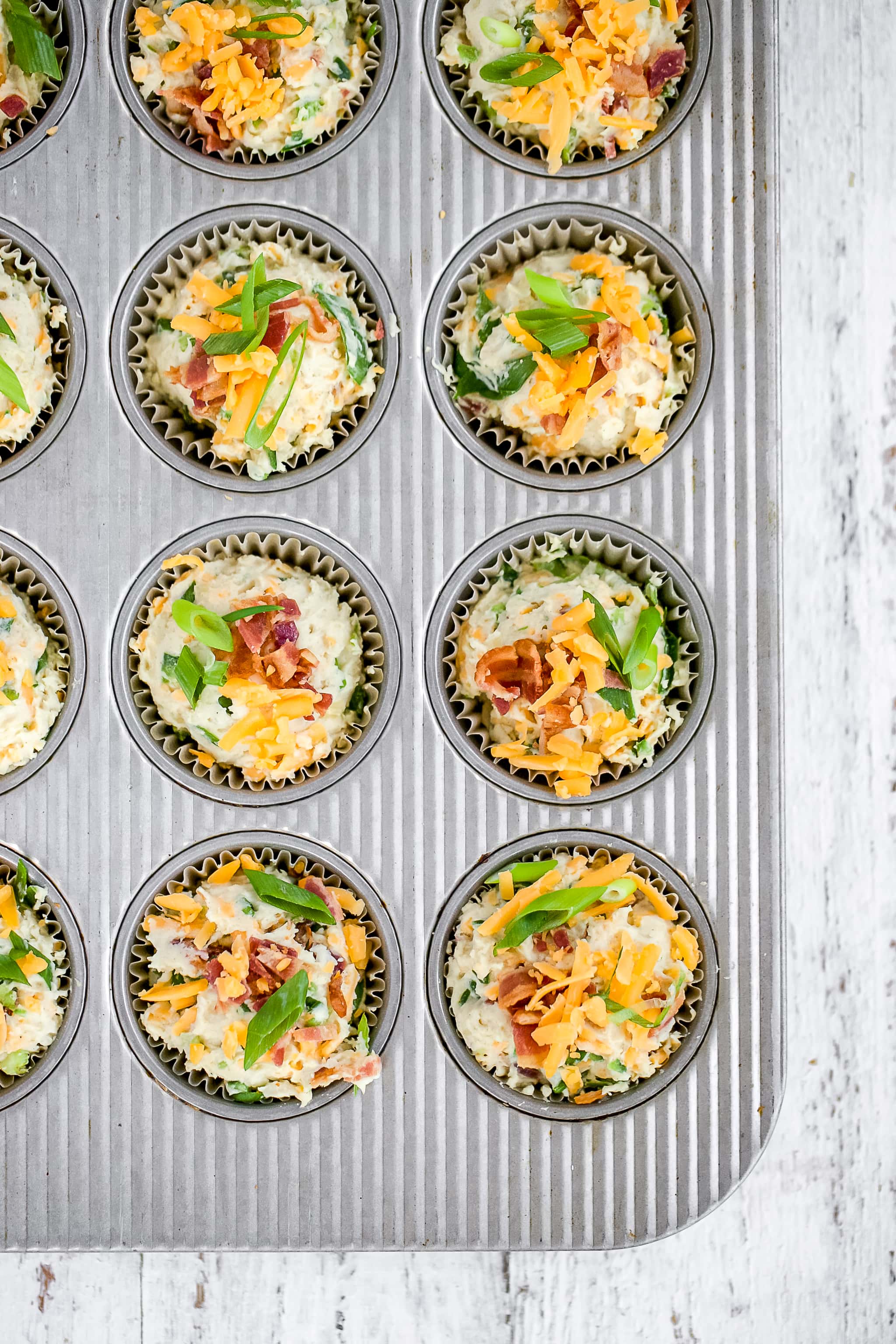 muffins in tin