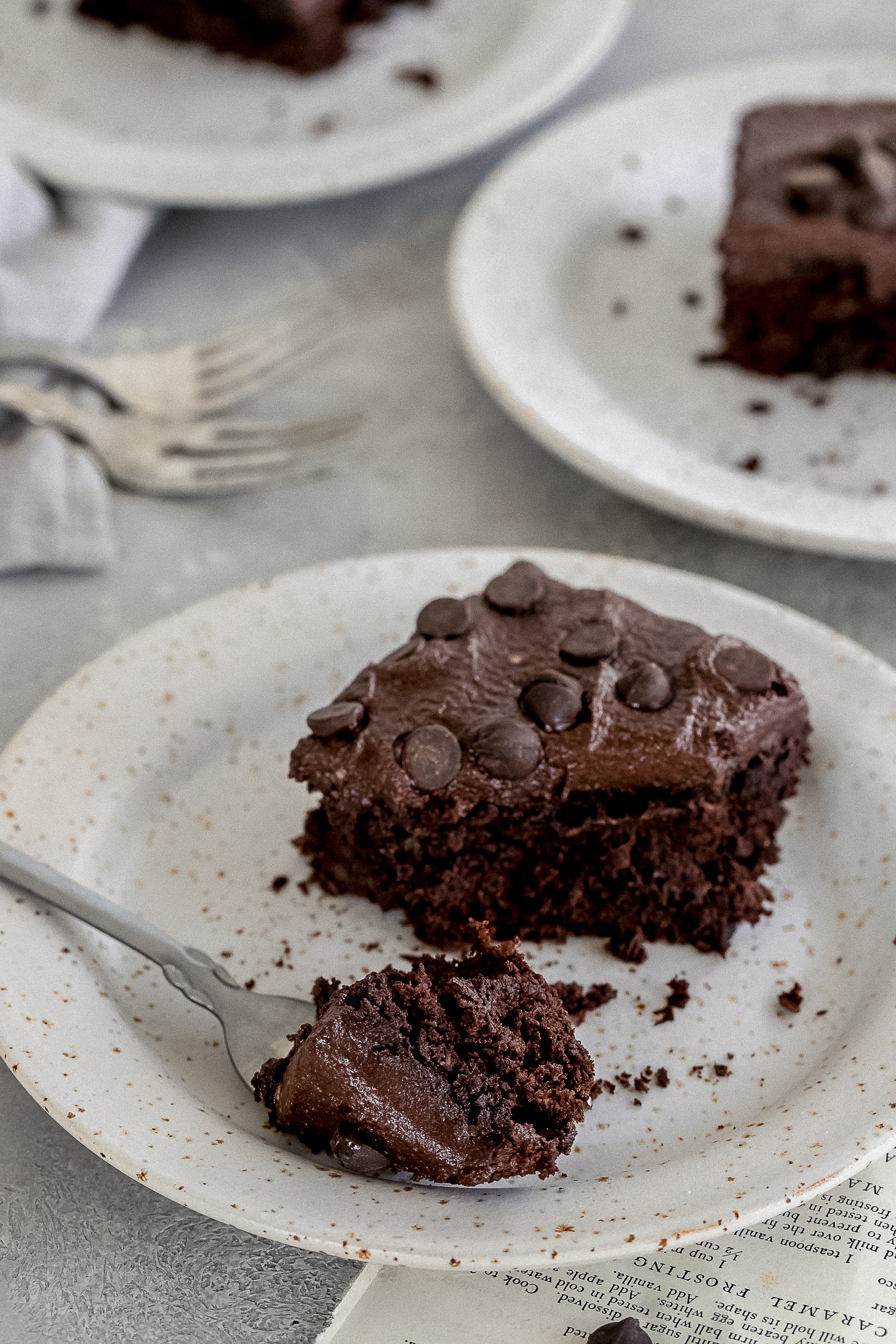 gluten free zucchini chocolate cake