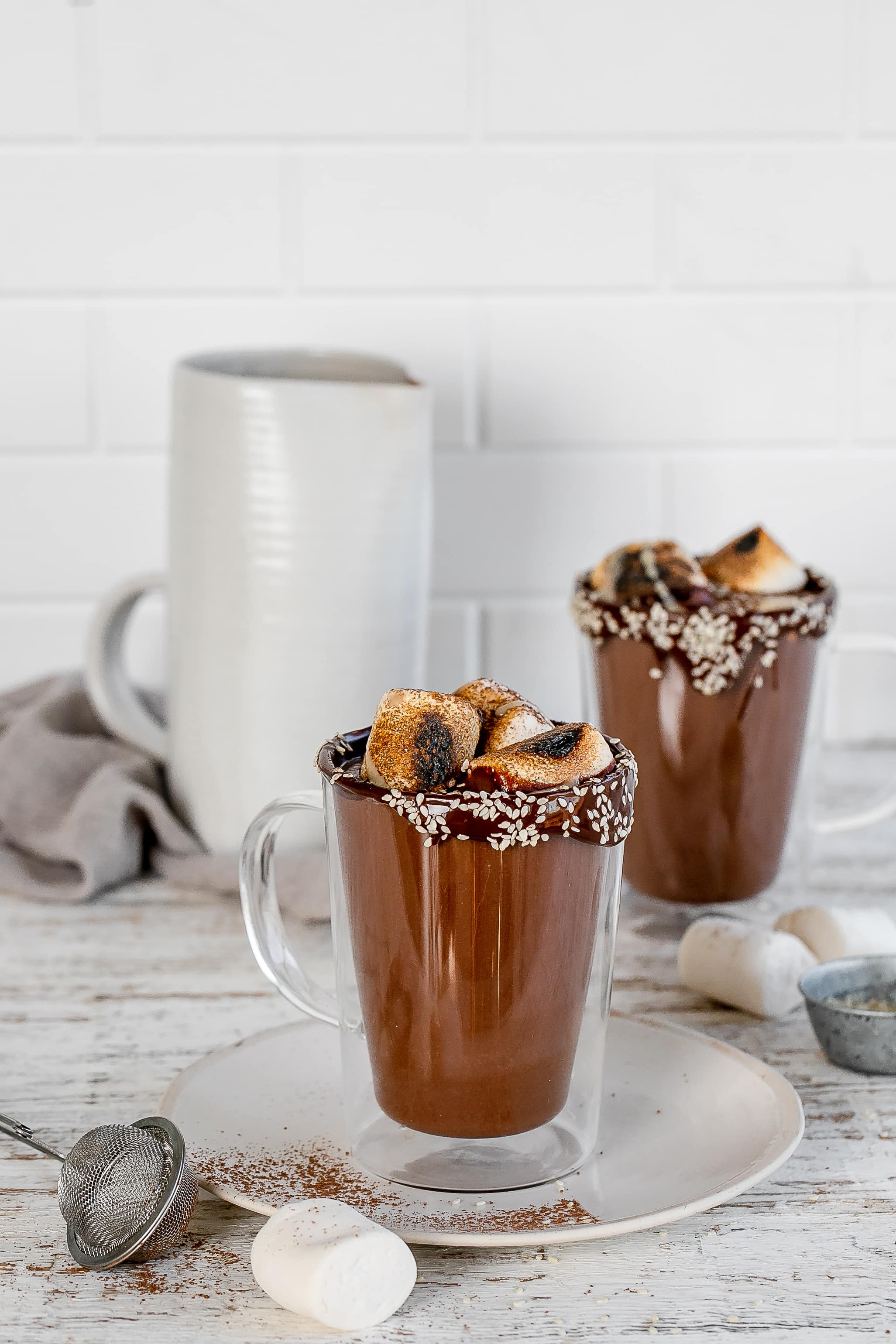 tahini hot chocolate