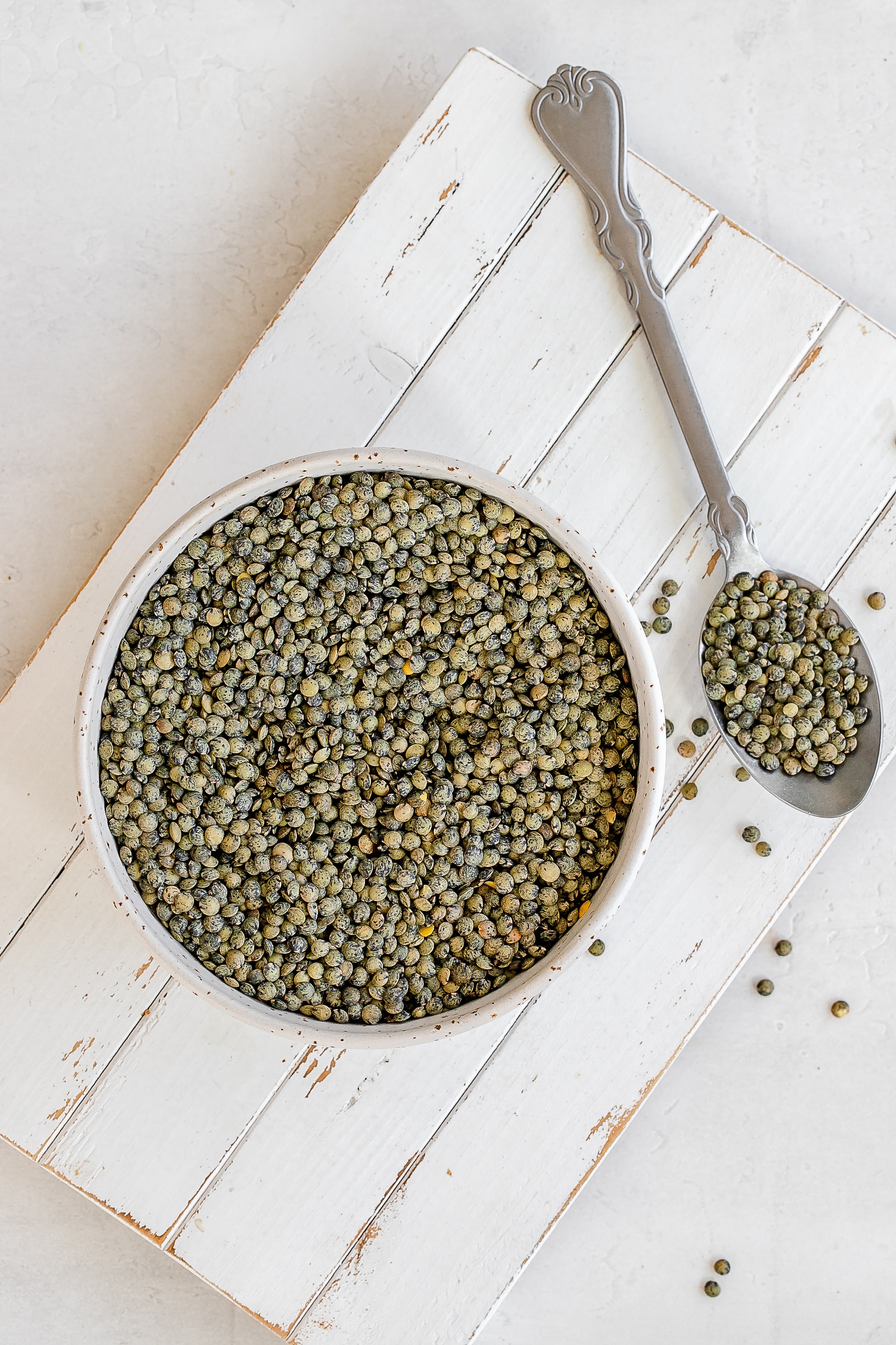 lentils in a bowl.
