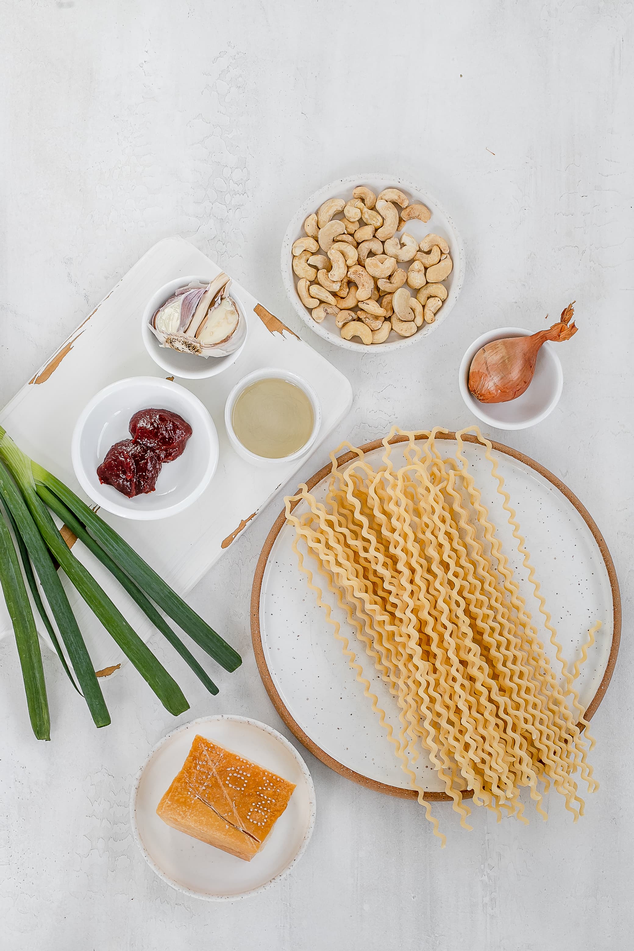 ingredients laid out for the recipe.