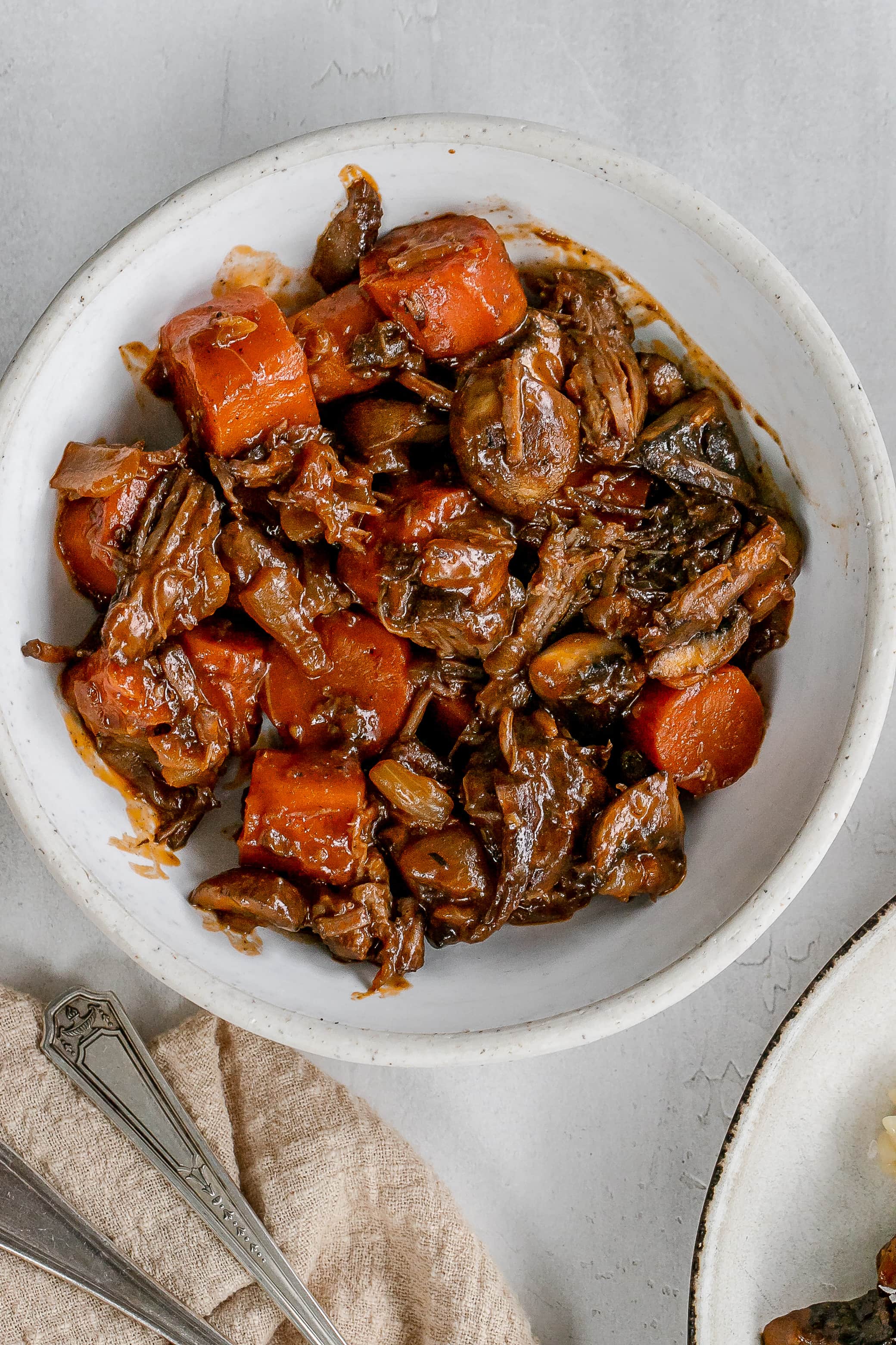 short ribs in bowl.