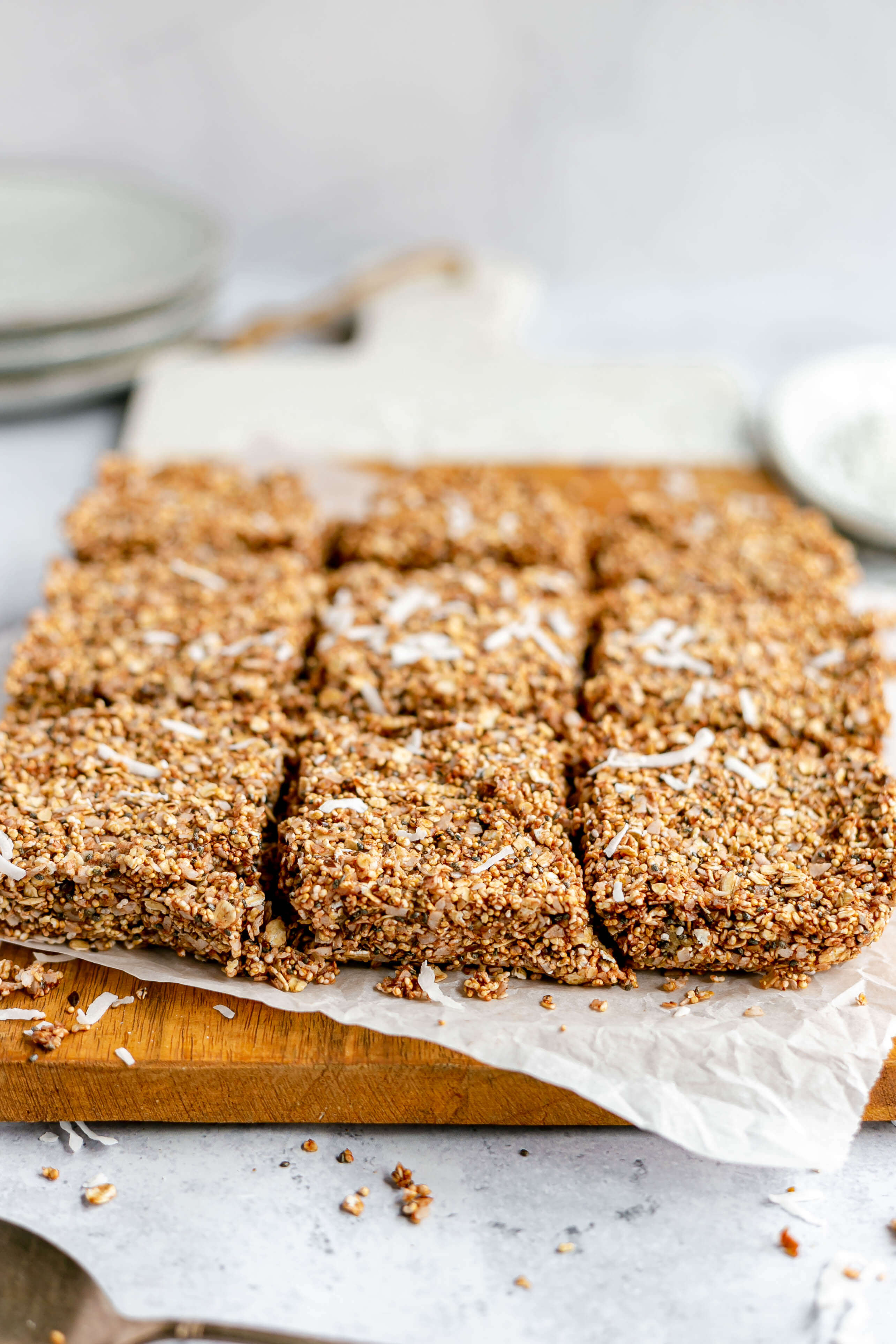 Coconut Pulp Granola Bars
