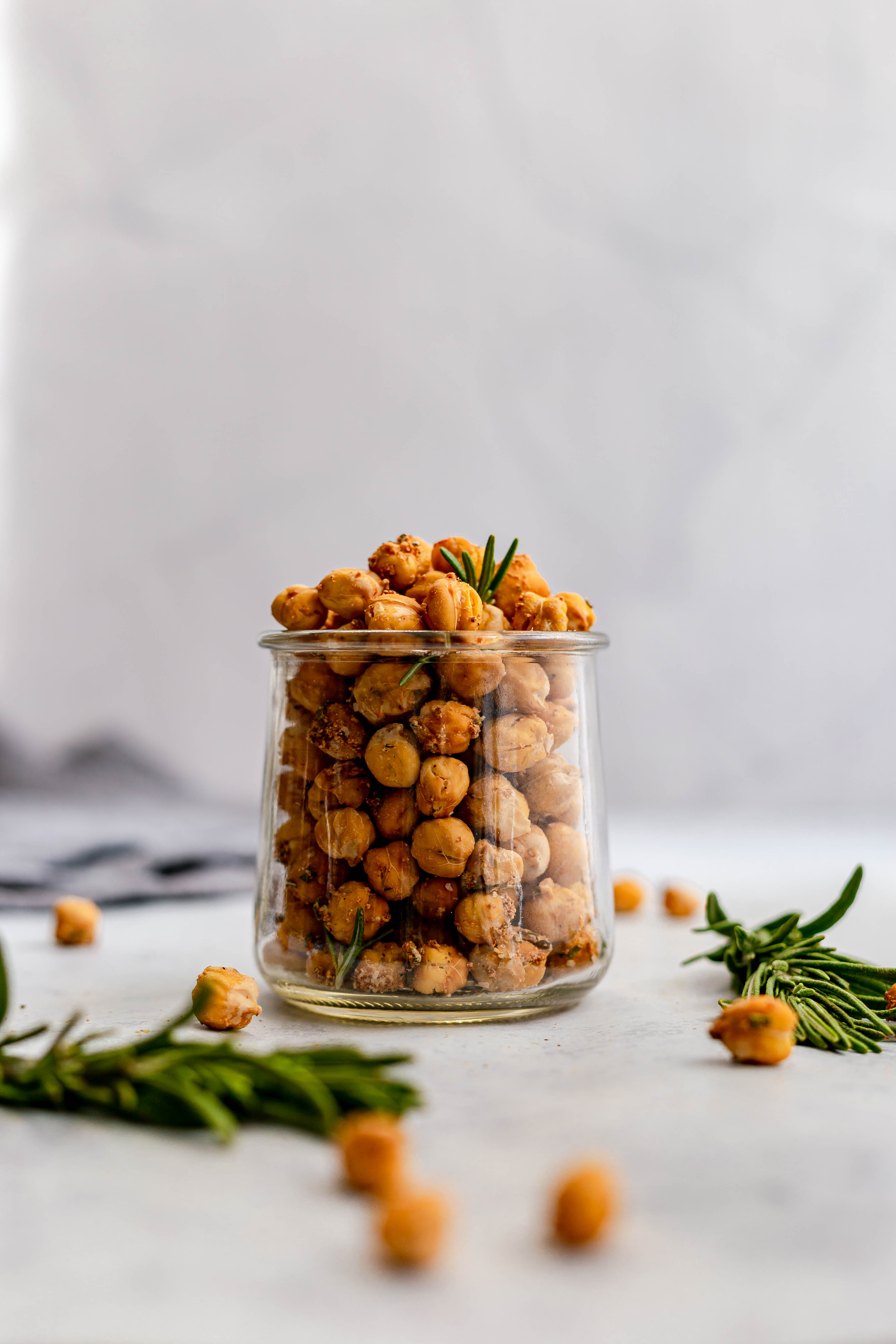 Rosemary SeaSalt Roasted Chickpeas