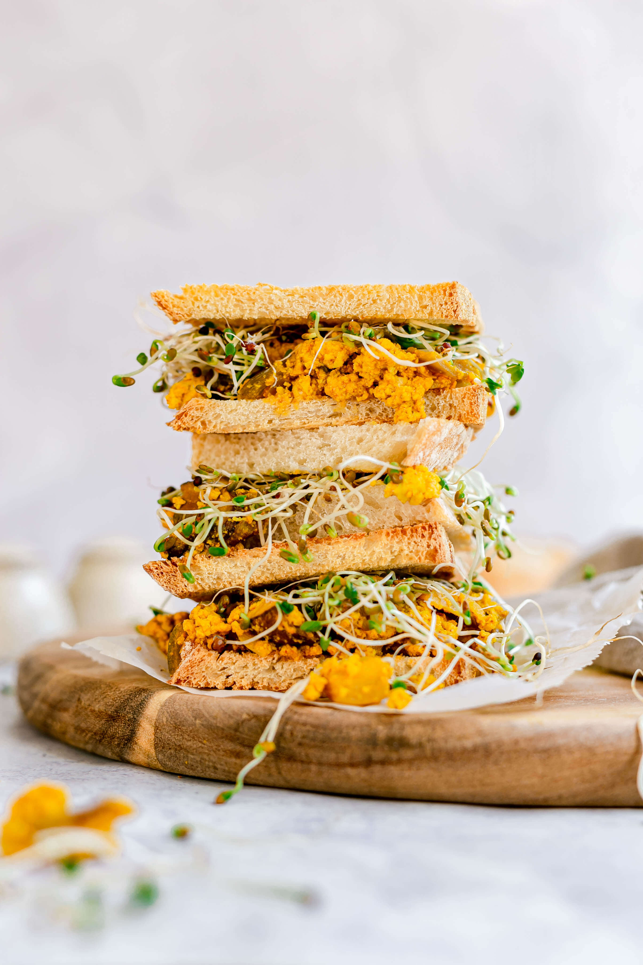 Tofu Scramble Sandwich