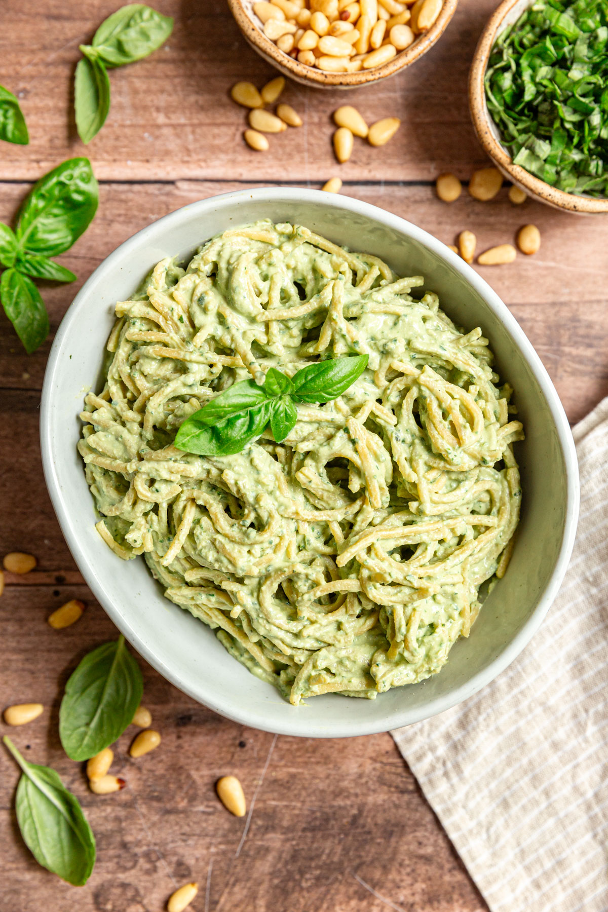 Easy Tofu Pesto Sauce (High Protein)