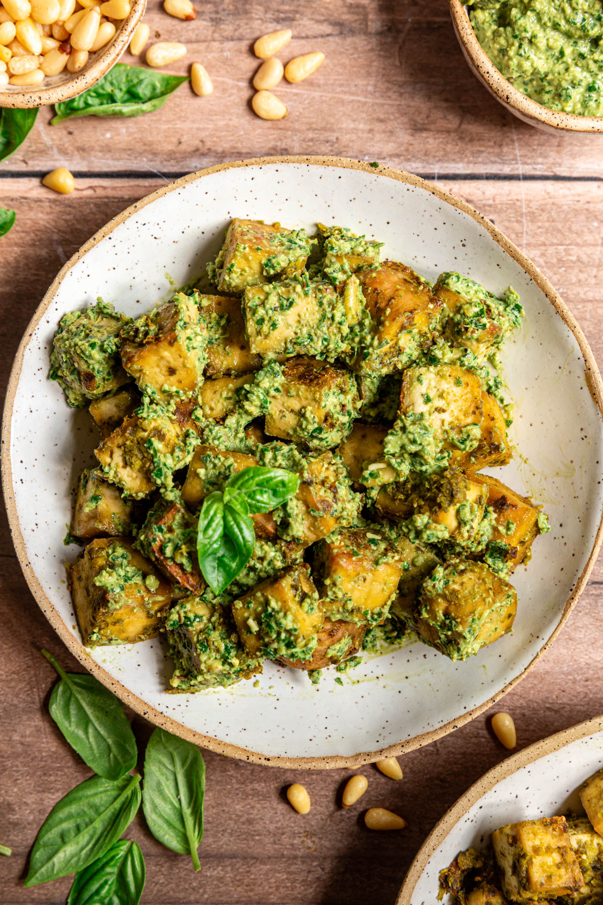 Easy Pesto Tofu