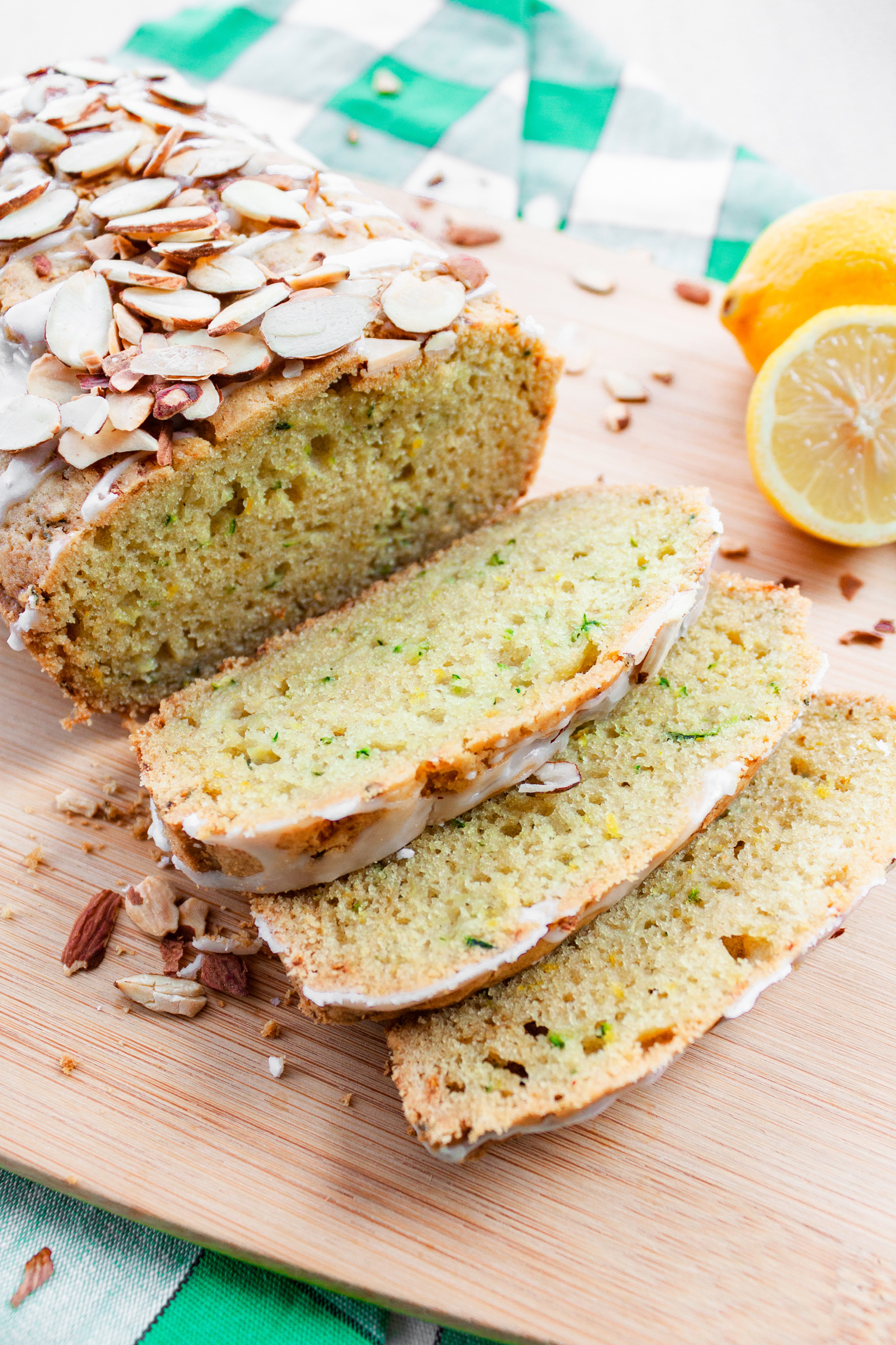 Lemon Almond Zucchini Bread