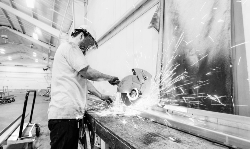 picture of someone cutting wood