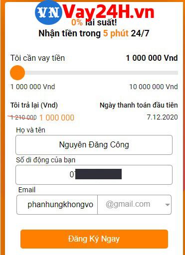 Hướng dẫn vay tiền MoneyCat