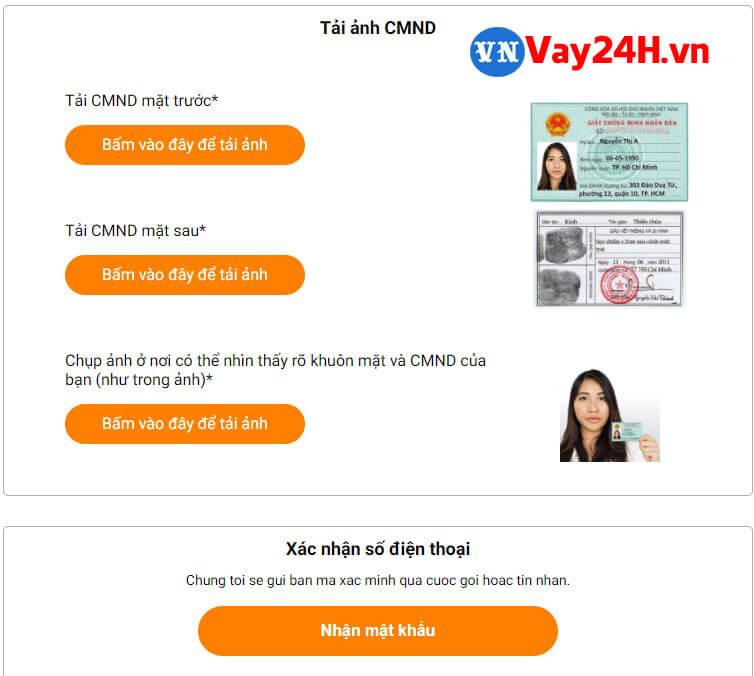 Hướng dẫn đăng ký vay tiền online Moneycat