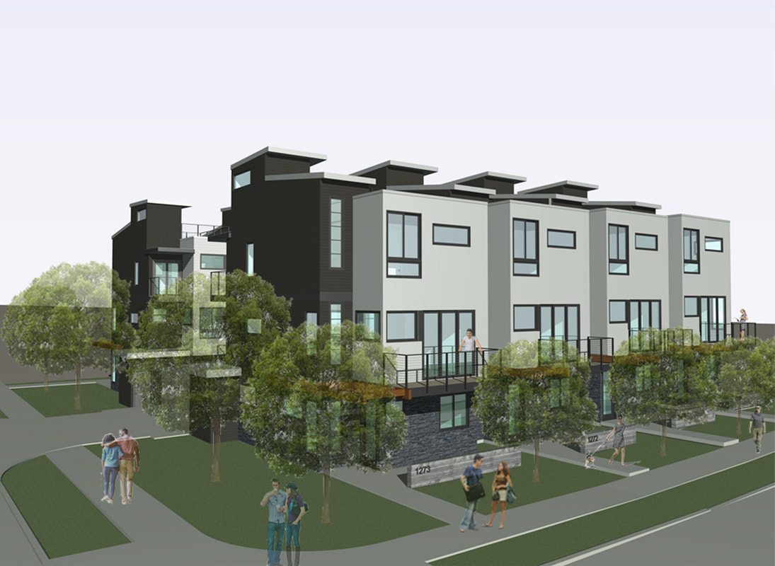 Luxury townhomes taking shape in Lakewood