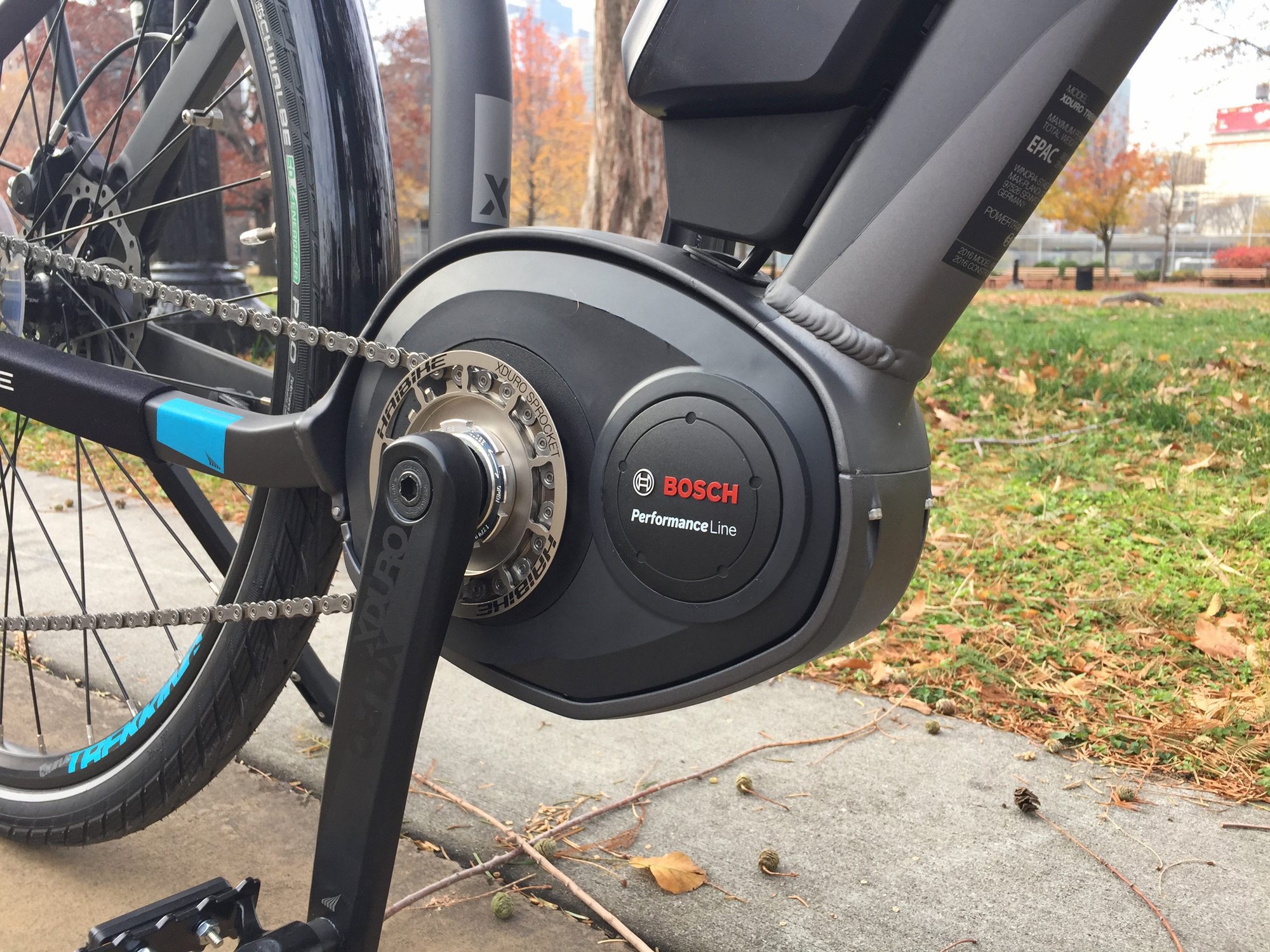 Haibike xduro trekking s rx bosch performance line speed motor