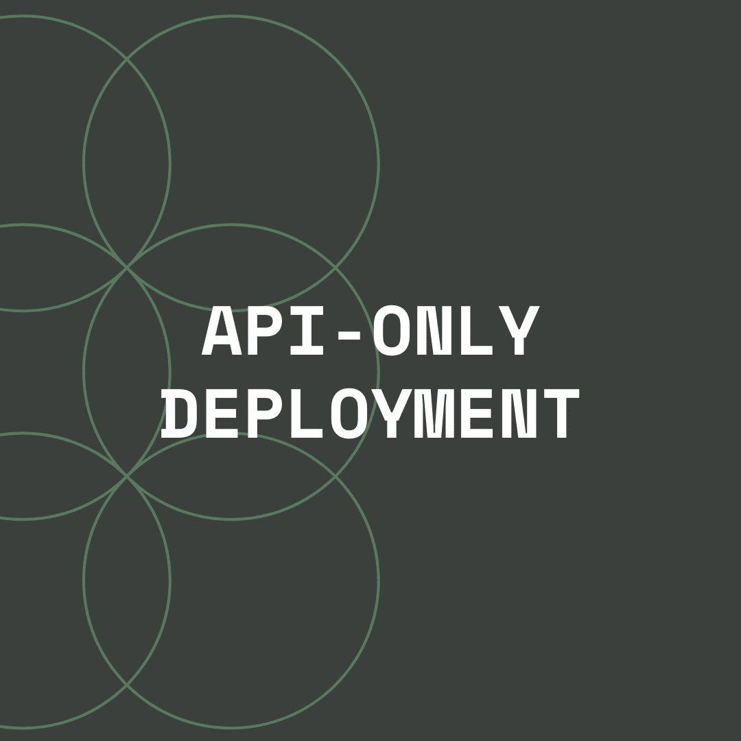 API-Only Deployment