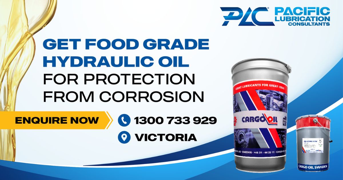 Food Grade Hydraulic Oils Pacific Lubrication Consultants
