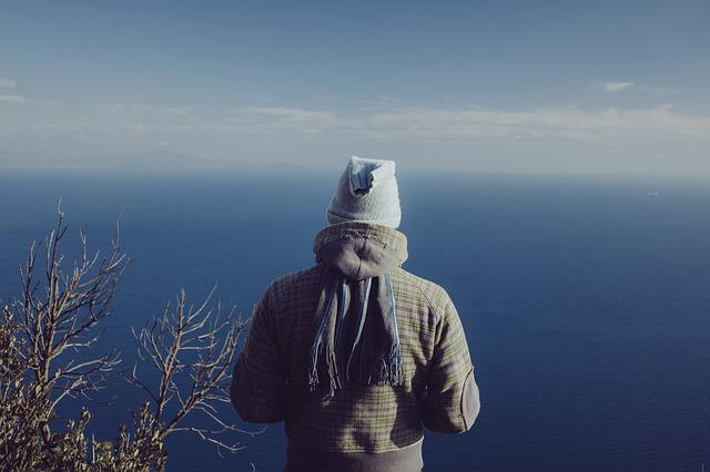 man, ocean, sea