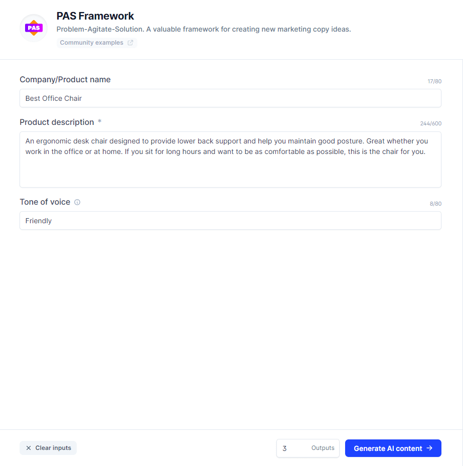 jarvis PAS framework template