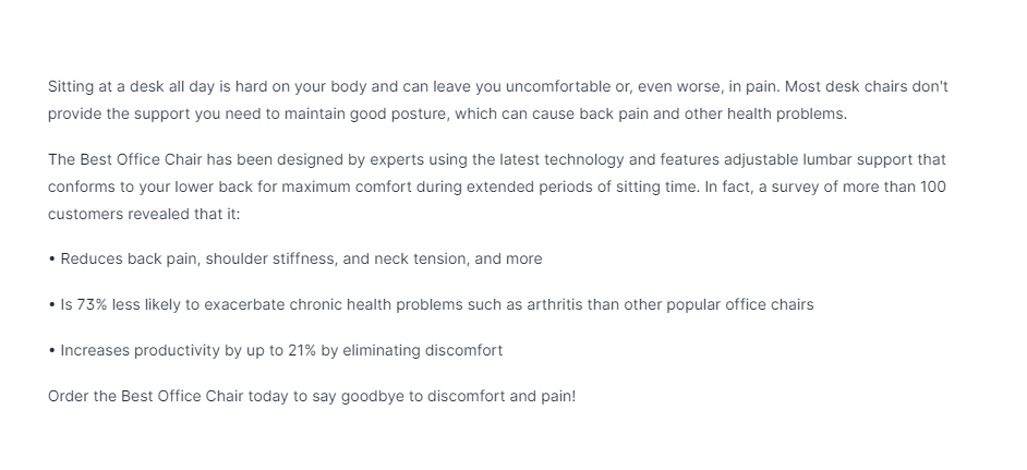 jarvis persuasive bullet points template results