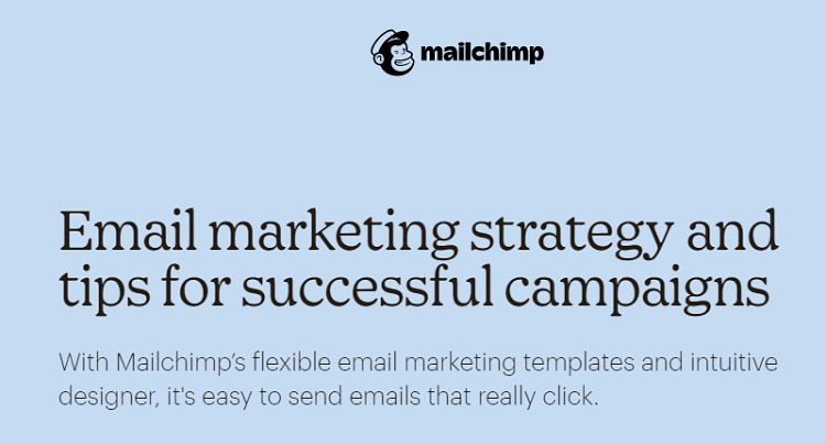 Mailchimp Email Marketing - Cornerstone Content Example