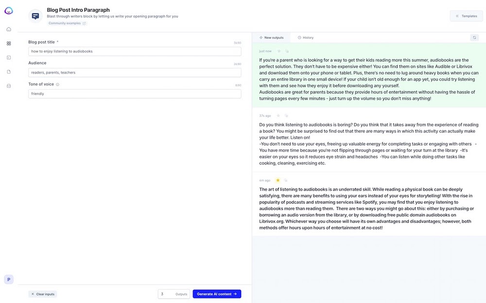 Jarvis blog post intro template