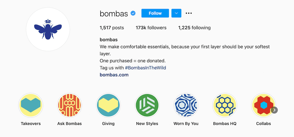 Bombas Instagram highlights