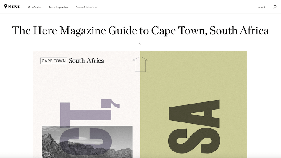 Here Magazine by Away