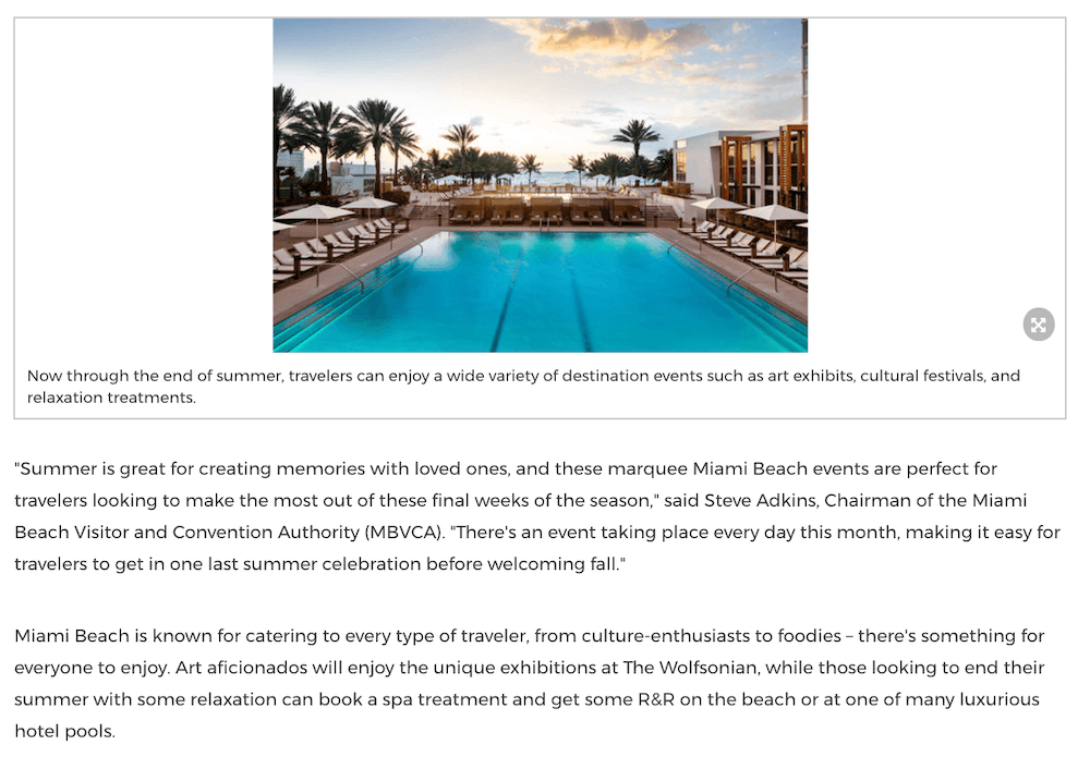 Miami Beach press release image