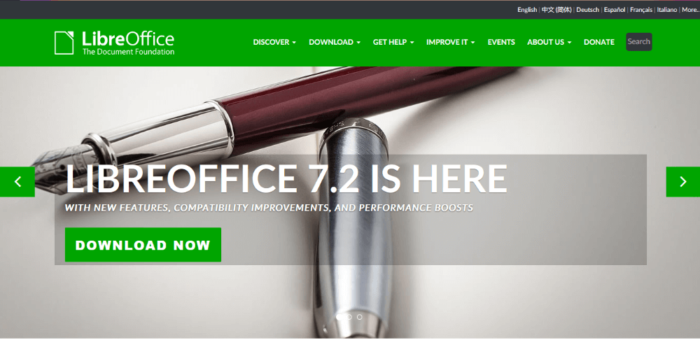 LibreOffice software for writing a book